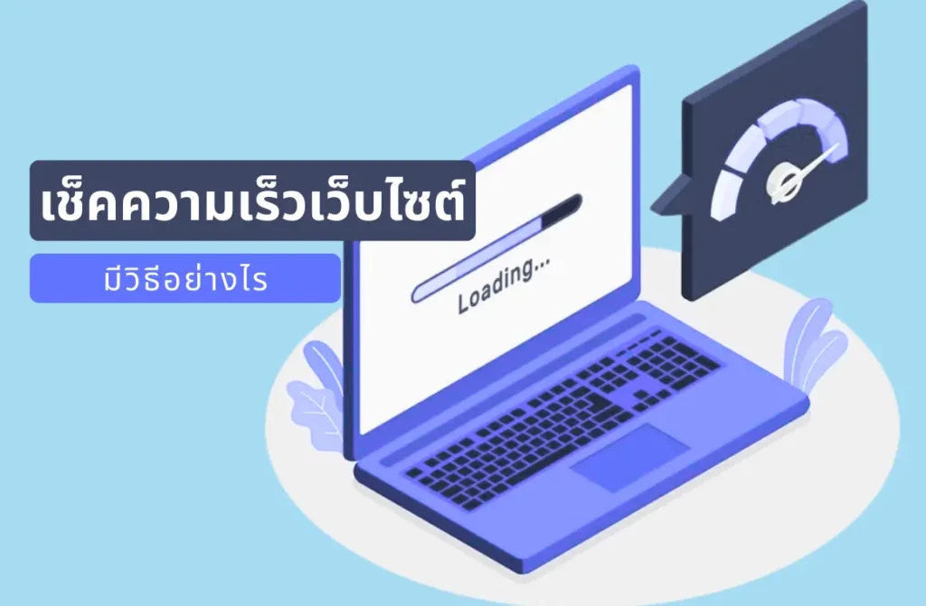เช็คความเร็วเว็บไซต์